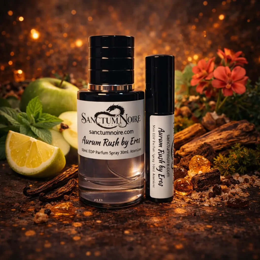 AURUM RUSH BY EROS Men Aromatic Fresh Sensual Liquid adrenaline Fresh fire seduction Aurum Rush by Eros is a high-energy aromatic