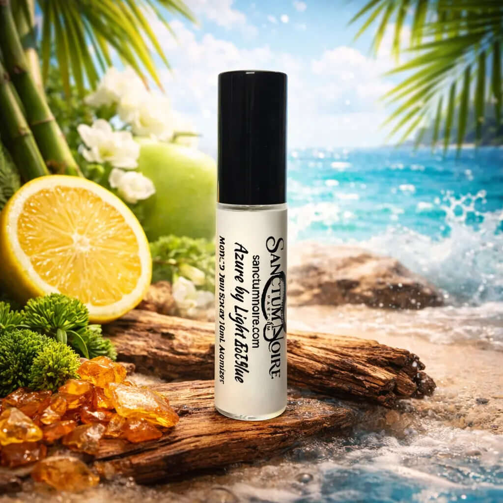 AZURE BY LIGHT BLUE Women Delicate Fresh Seductive Crystal citrus Soft florals Azure by Light Blue is a fresh-fruity floral fragrance