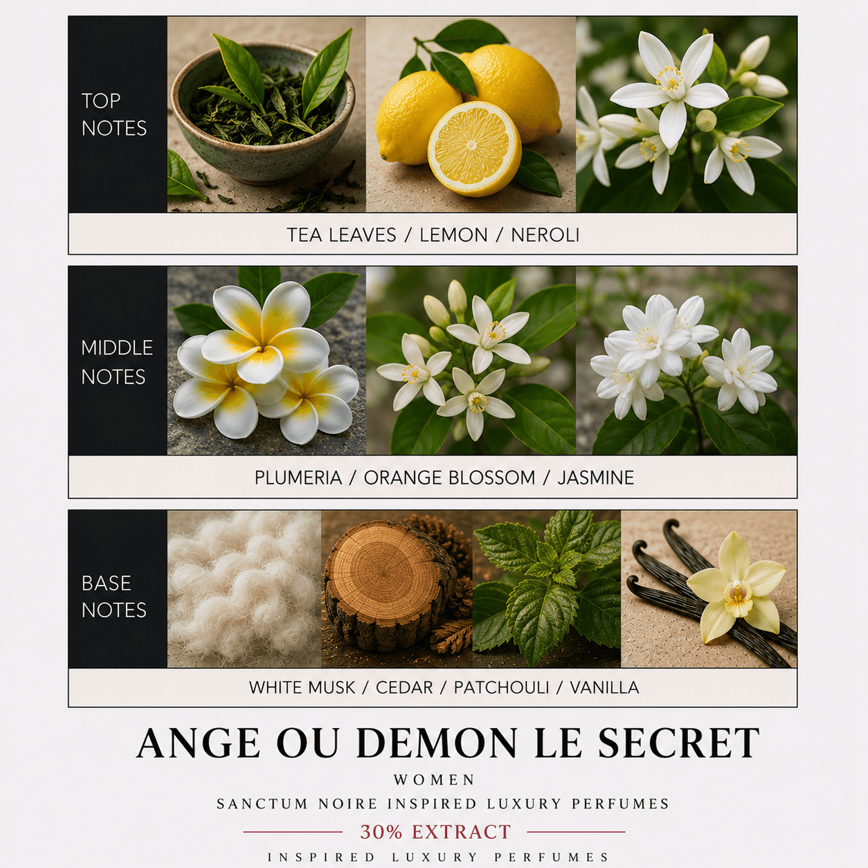 Ange Ou Demon Le Secret Women Sanctum Noire Inspired Luxury Perfumes