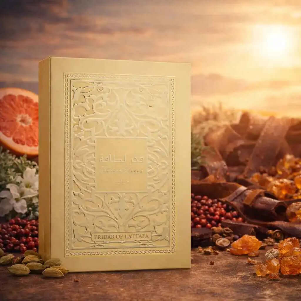 LATTAFA Fakhar Extrait Men Unisex Amber Woody Spicy Extrait de Parfum Bold spice Smoky amber Elegant intensity Fakhar Extrait is a rich amber-oriented fragrance