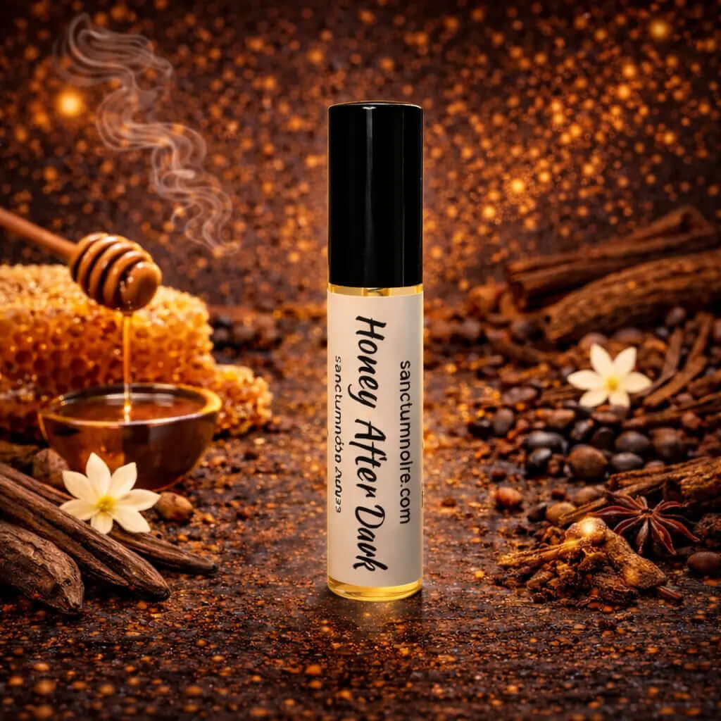 Honey After Dark Sanctum Noire Women Intense Aromatic Woody Gourmand Dark cherry allure. Spicy warmth. Smoky depth Honey After Dark is an intoxicating