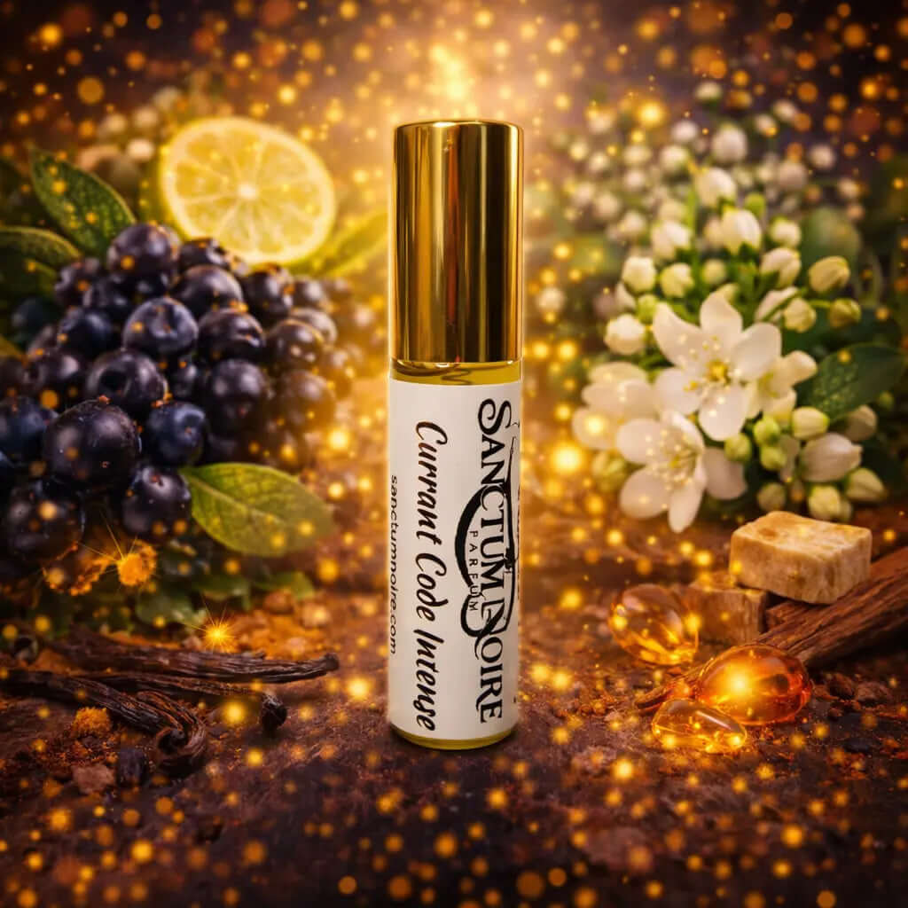 Currant Code Intense Sanctum Noire Women Amber Floral Parfum Fresh yet sophisticated Bold fruity allure with timeless floral elegance crafted for modern women