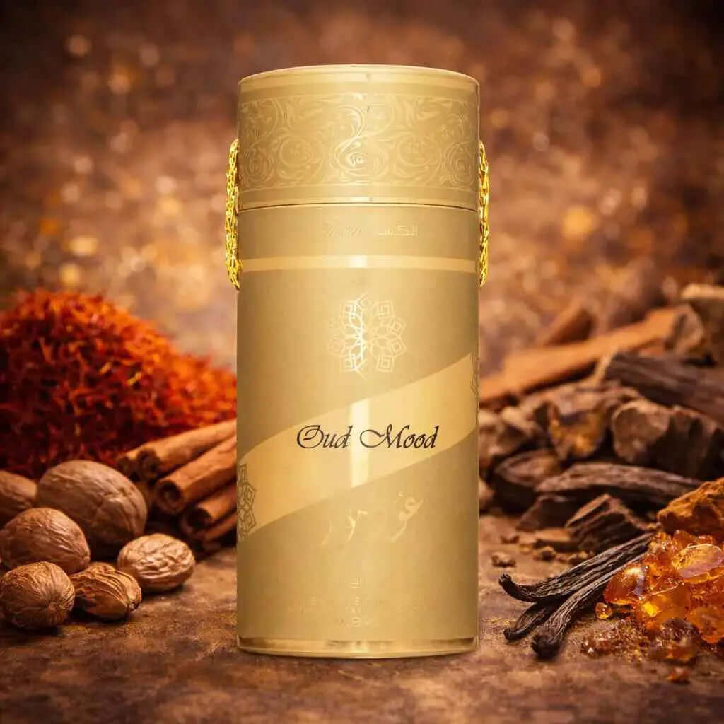 Lattafa Oud Mood Elixir Unisex | Woody • Spicy • Oriental | Eau de Parfum Liquid intensity. Smoked sweetness. Velvet oud.
