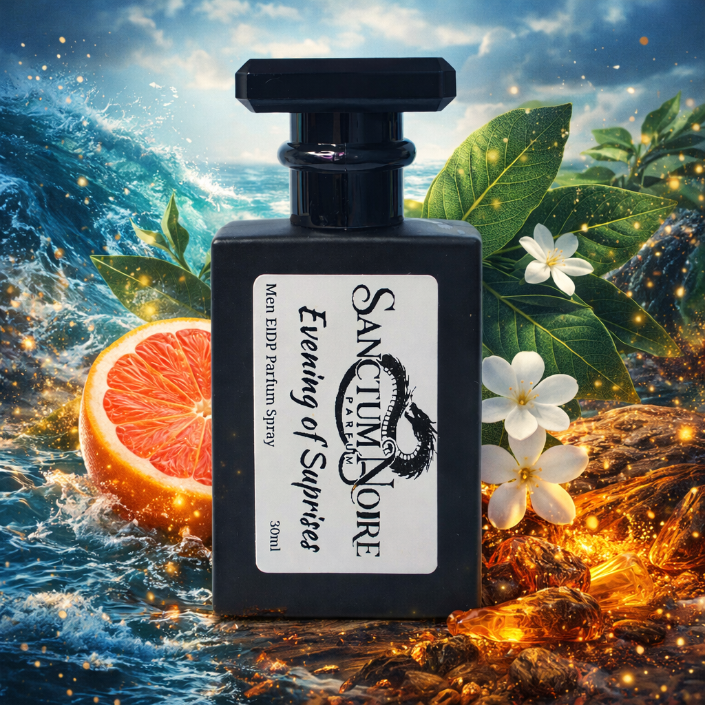 Evening of Suprises for Men Sanctum Noire Perfumes Freshness depth Power with refinement Evening of Surprises is a modern marine-woody composition built for men