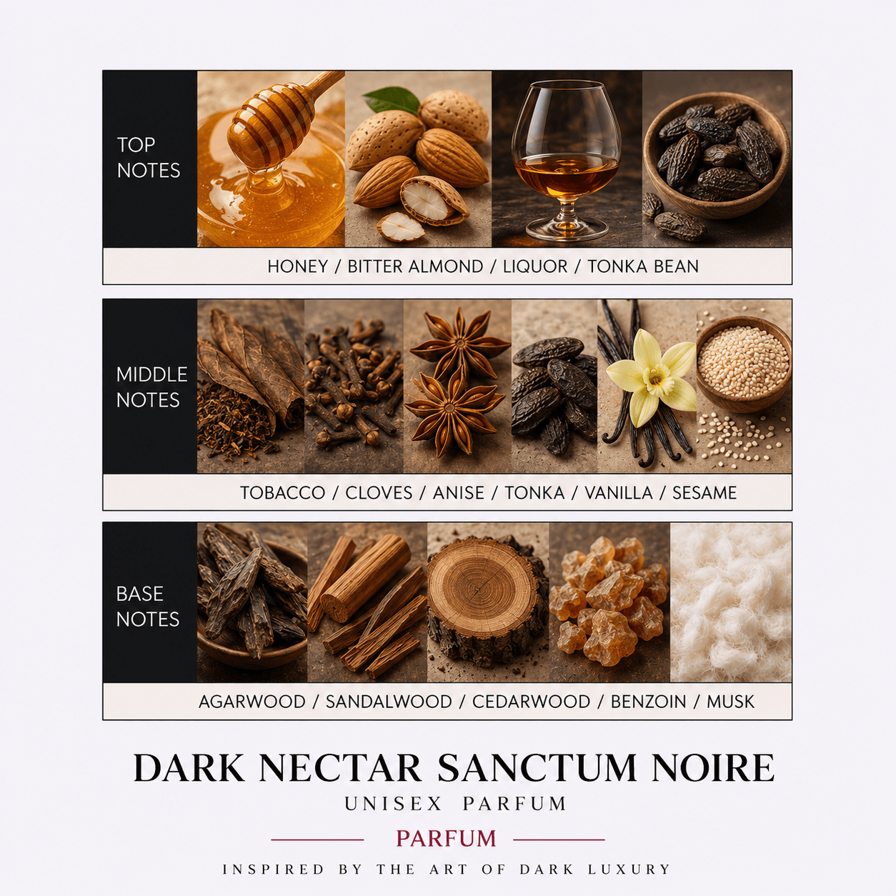 Dark Nectar Sanctum Noire Unisex Parfum