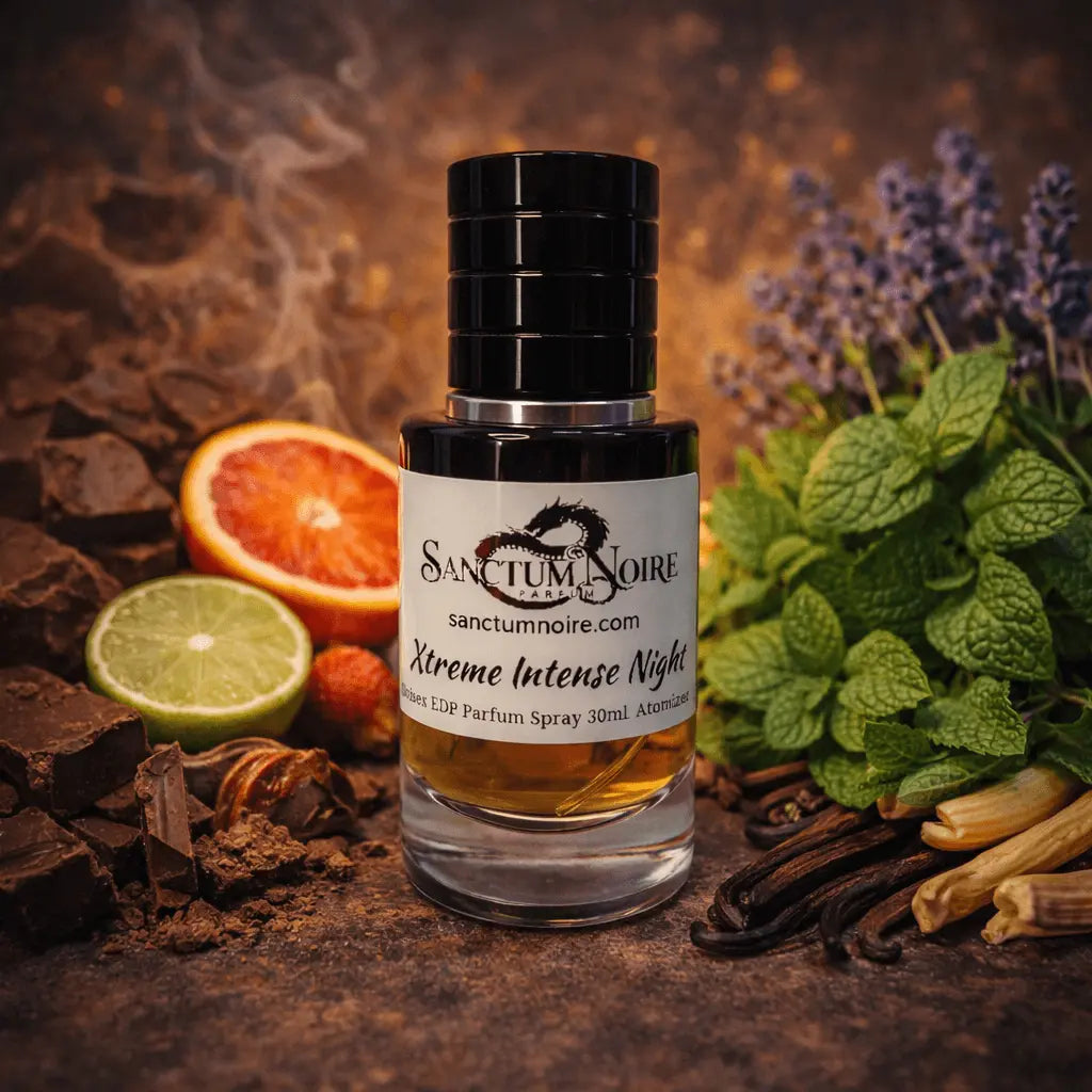 EXTREME INTENSE NIGHT Women and Unisex | Citrus Vanilla Mint | Eau de Parfum Dark sweetness. Electric freshness. Nighttime seduction