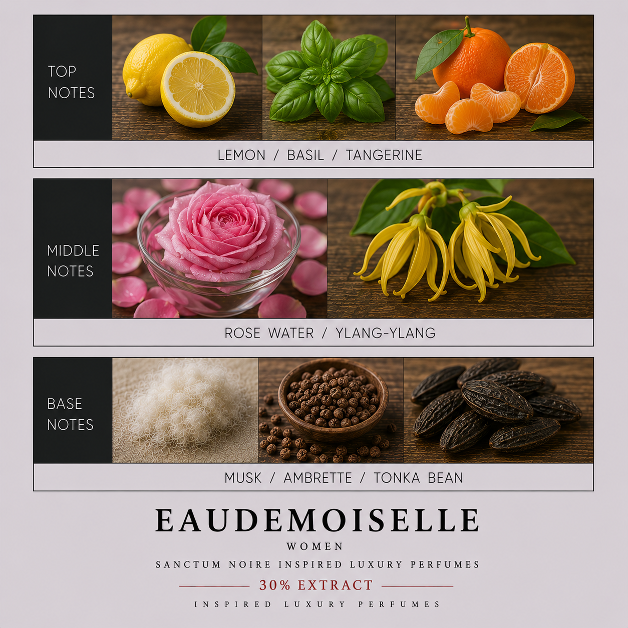 Eaudemoiselle Women Sanctum Noire Inspired Luxury Perfumes