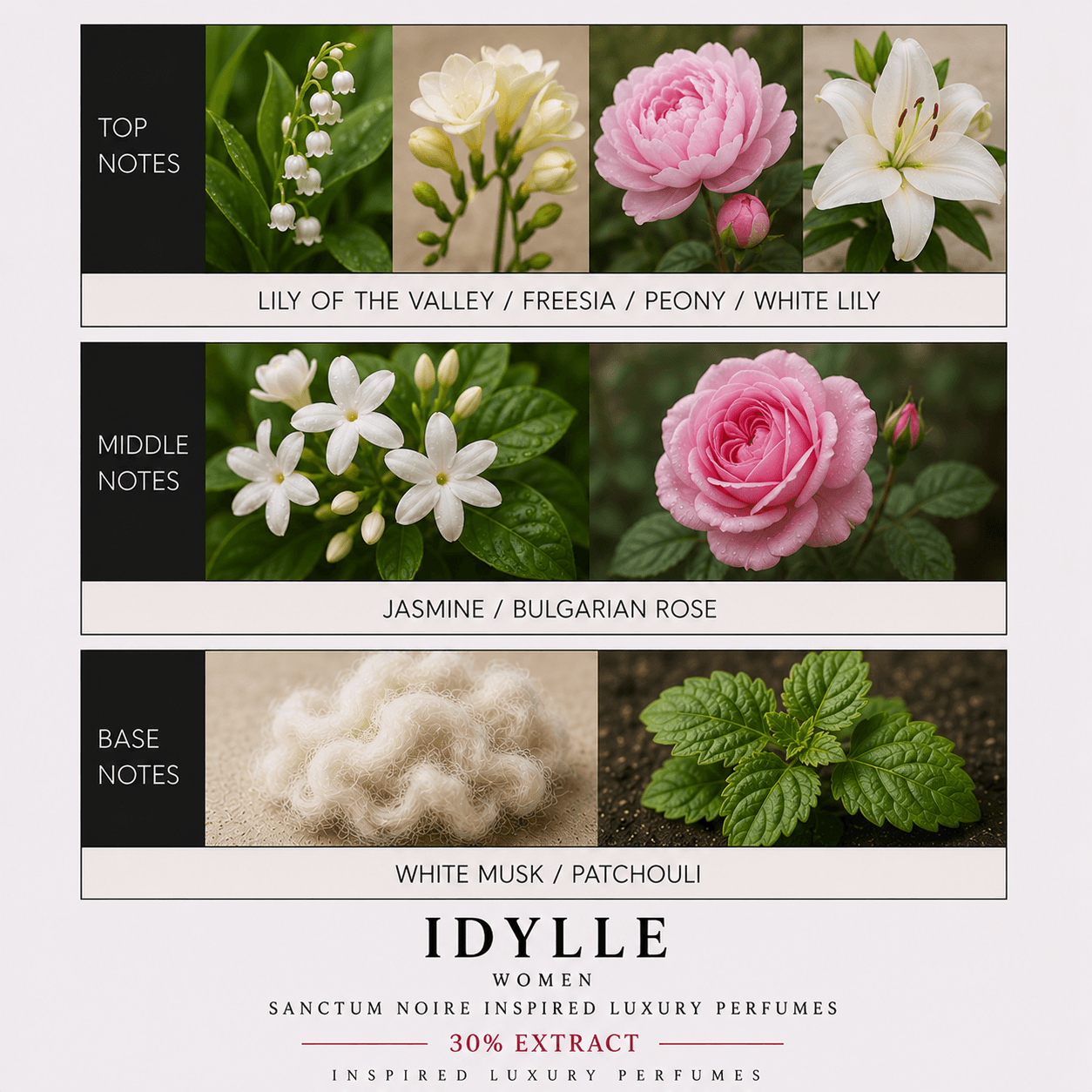 Idylle Women Sanctum Noire Inspired Luxury Perfumes