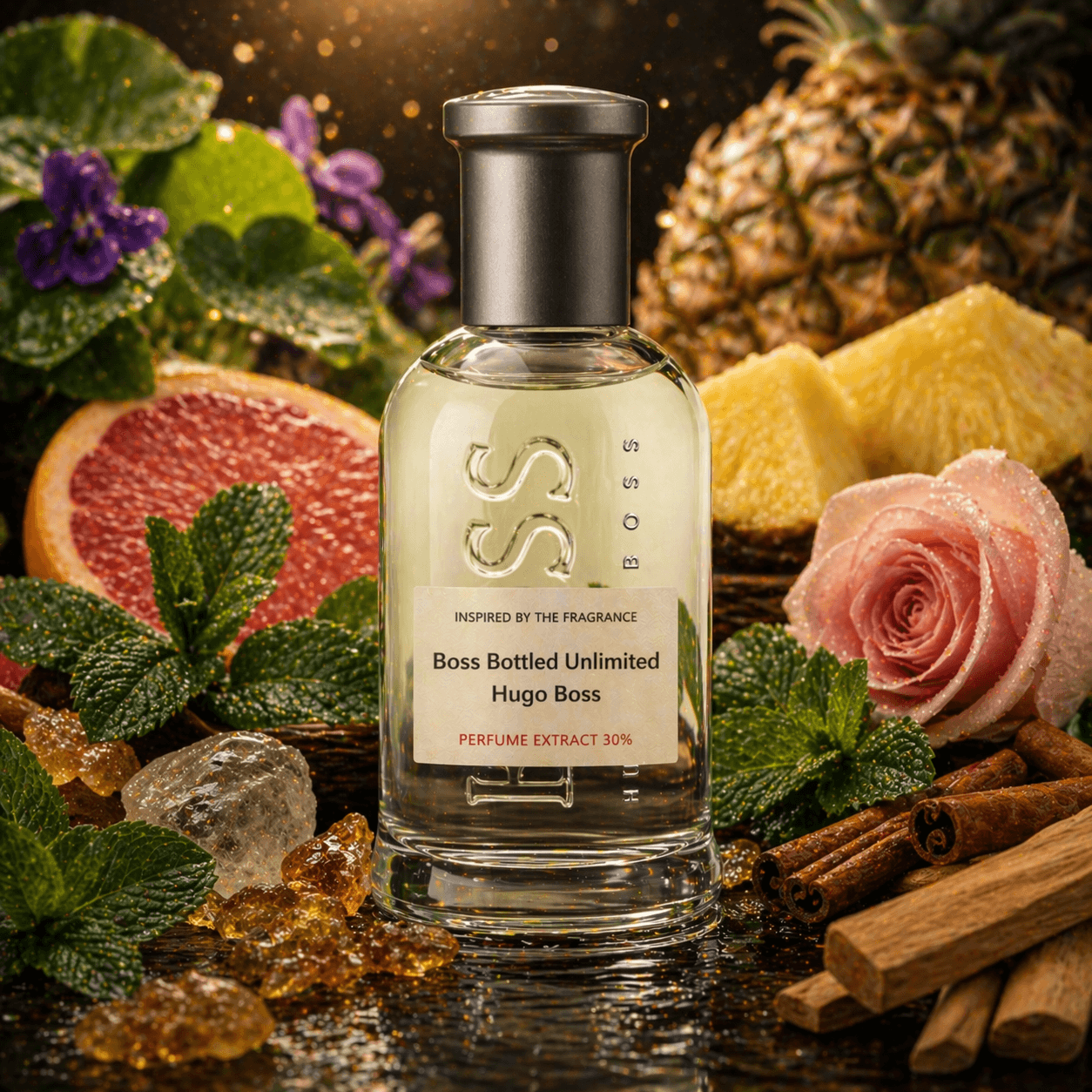 Boss Bottled Unlimited Men Sanctum Noire Inspired Luxury Perfumes