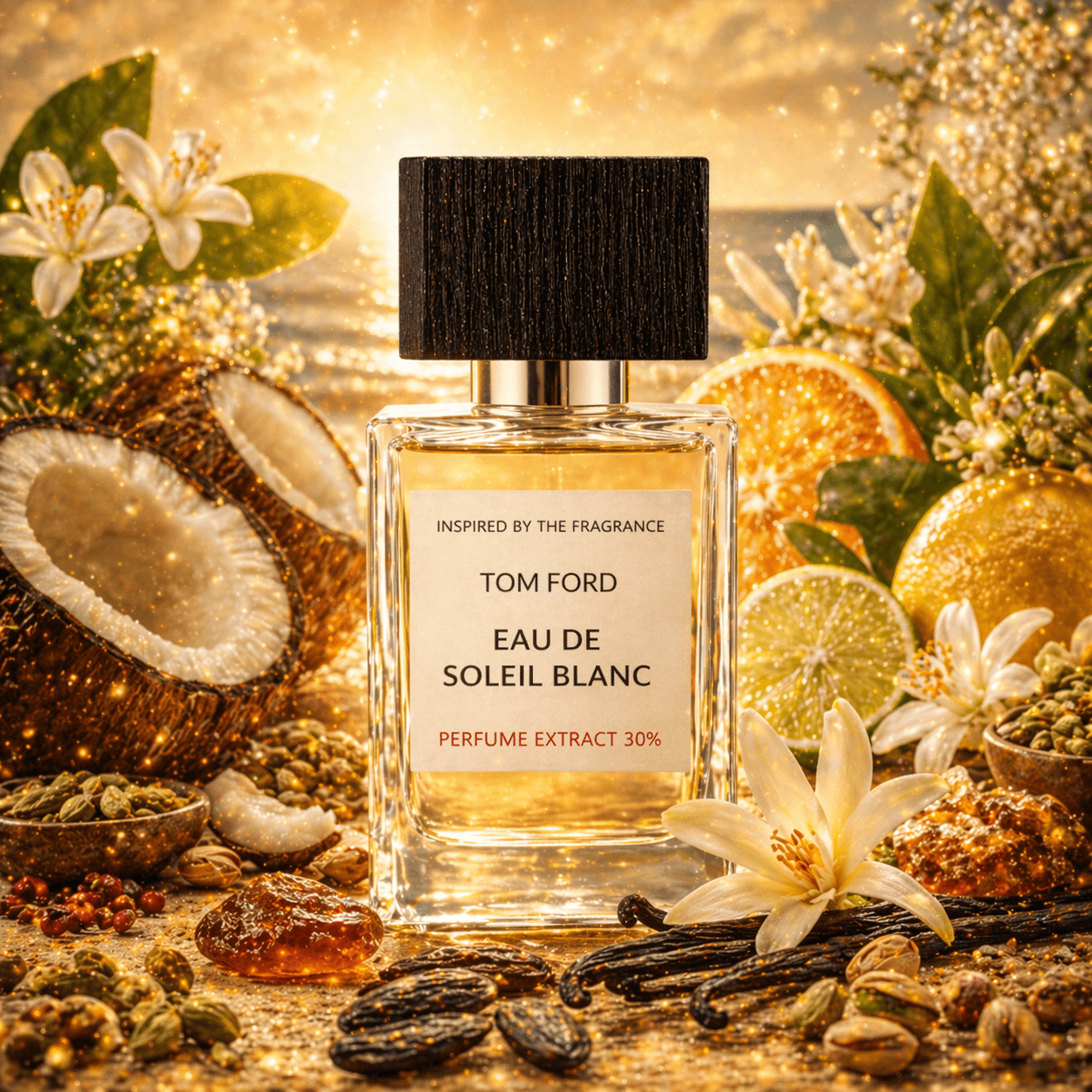 Eau de Soleil Blanc Unisex Sanctum Noire Inspired Luxury Perfumes