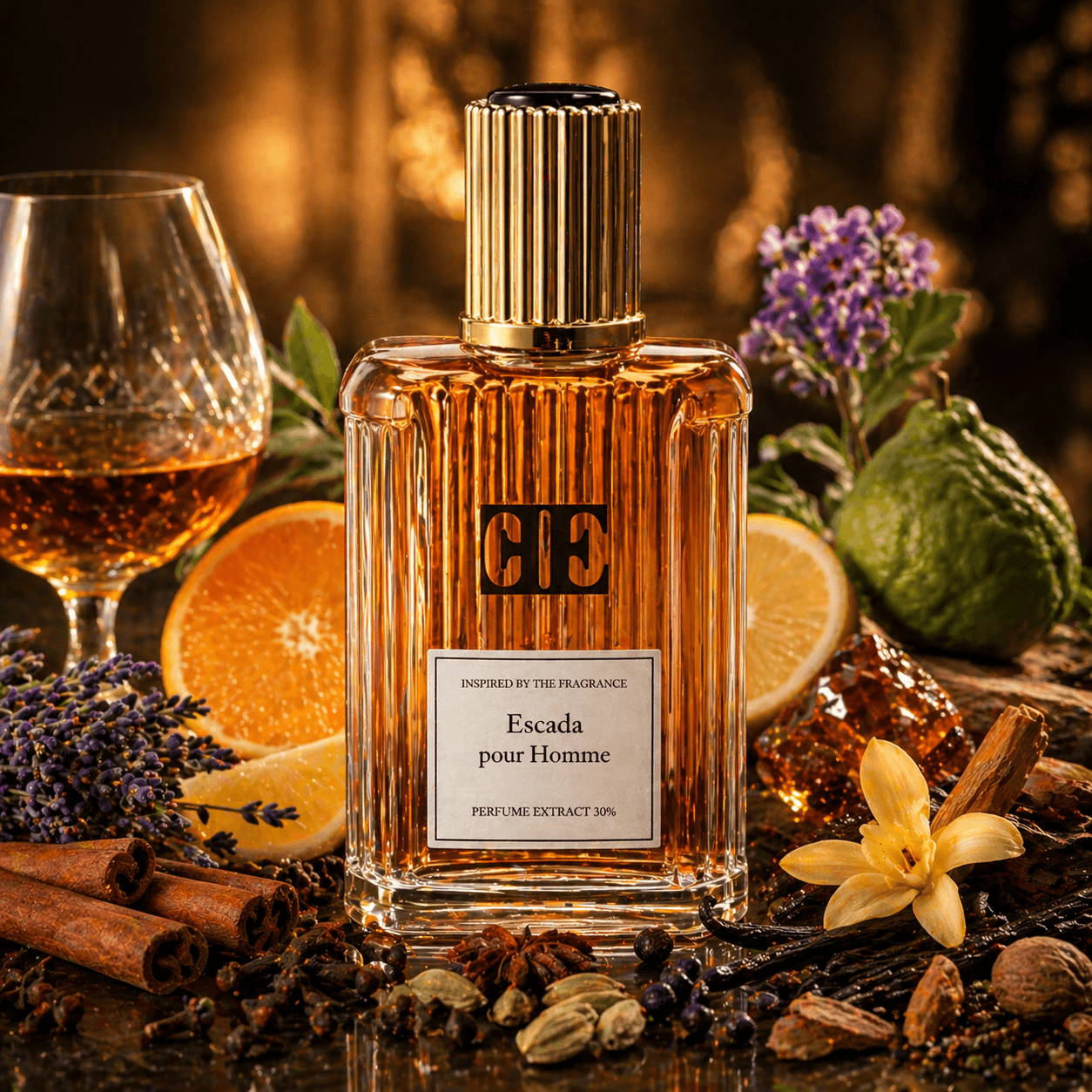 Escada pour Homme Men Sanctum Noire Inspired Luxury Perfumes