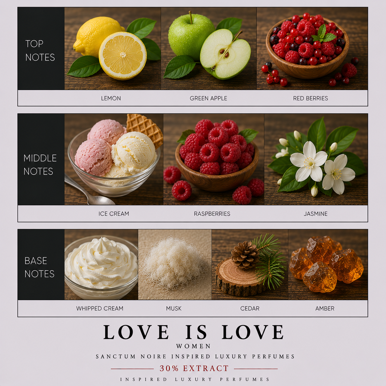 Love Is Love Women Sanctum Noire Inspired Luxury Perfumes