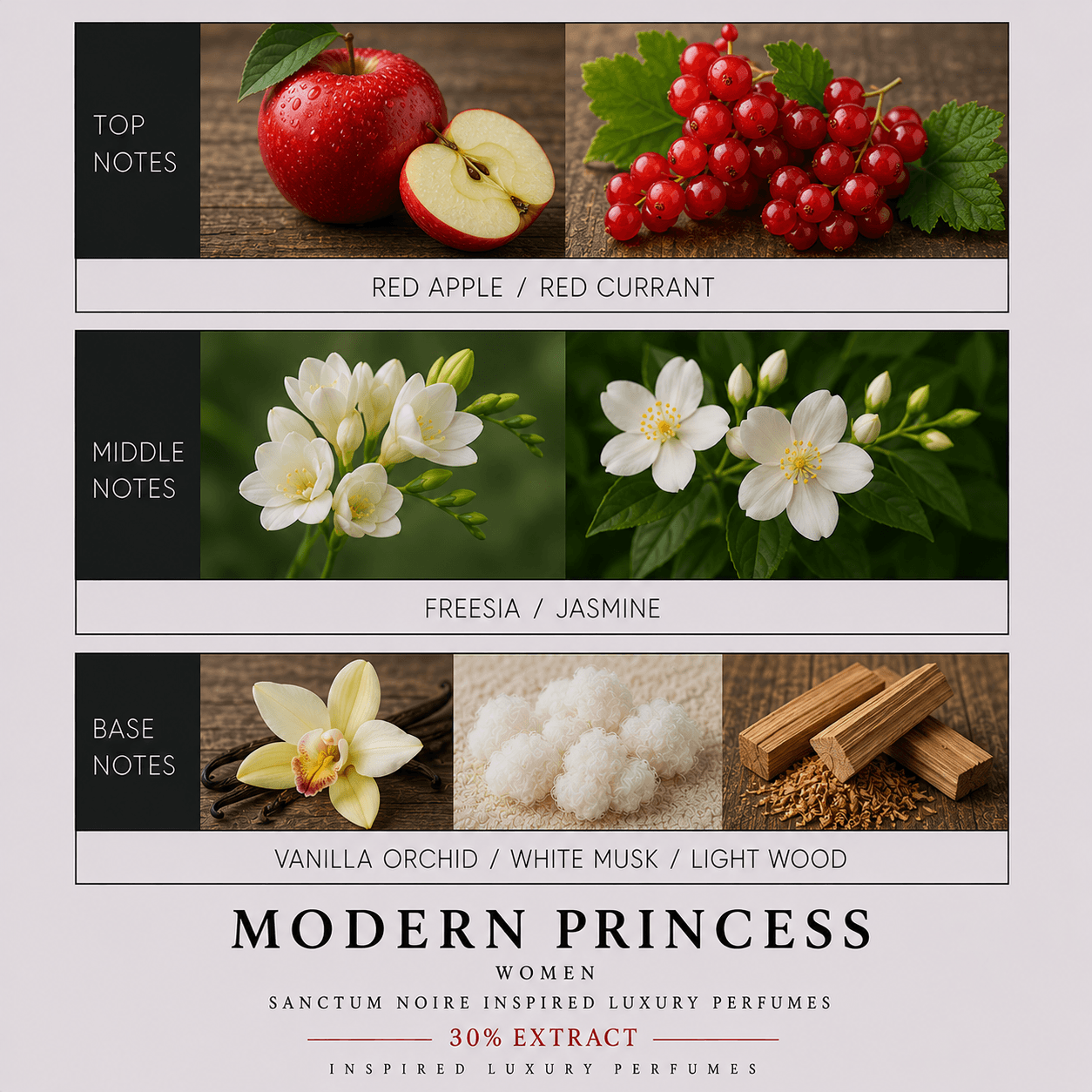 Modern Princess Women Sanctum Noire Inspired Luxury Perfumes