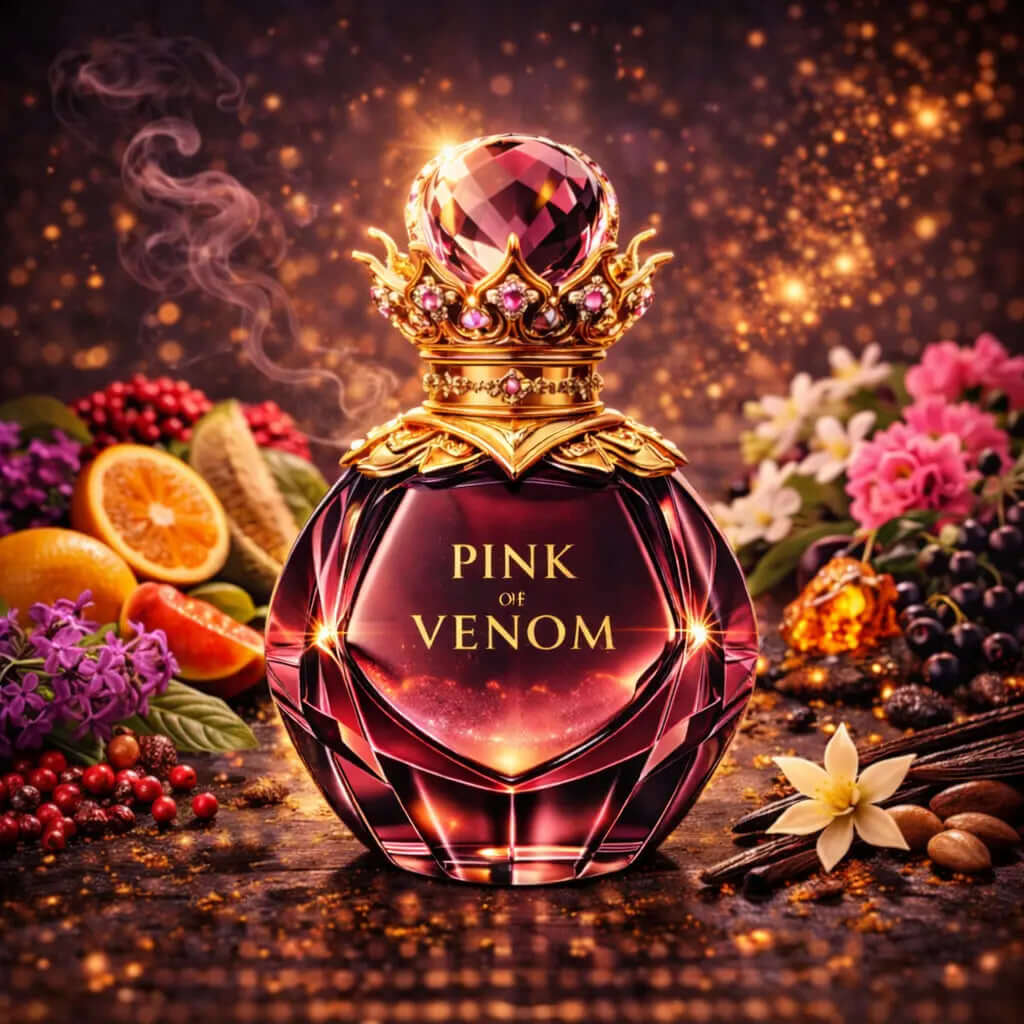 Pink Venom Sanctum Noire Unisex Amber Floral Parfum Romantic florals meet warm vanilla Bold yet elegant A fragrance that leaves an unforgettable impression.