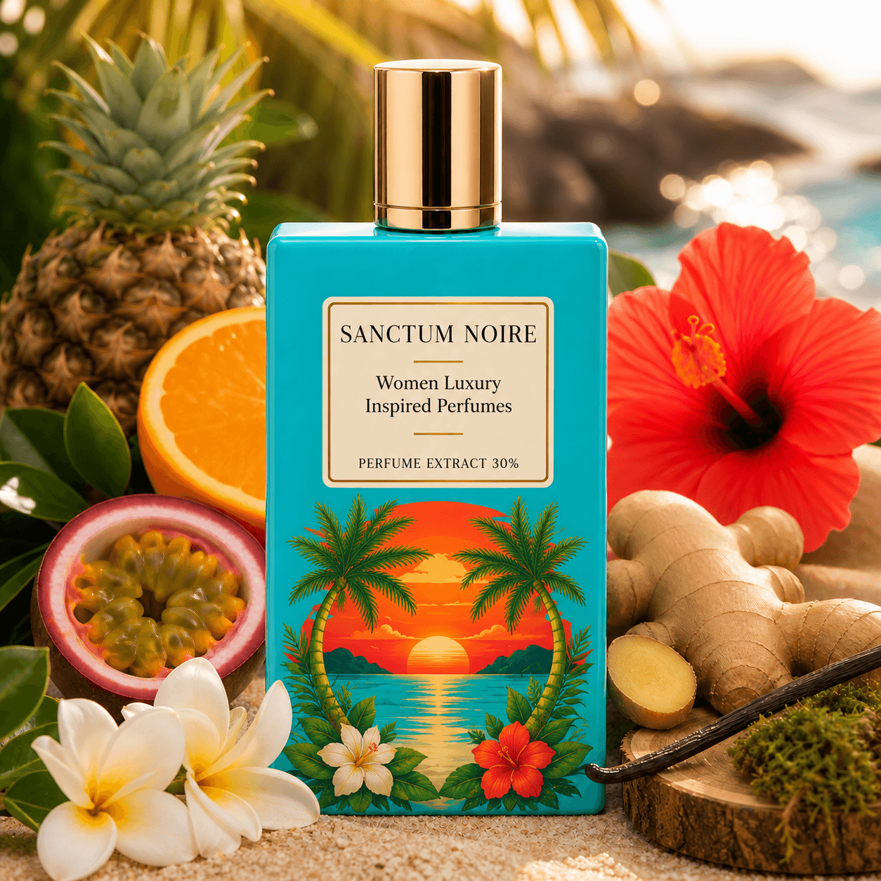 Sanctum Noire Women Luxury Perfumes Inspired by Passion Island