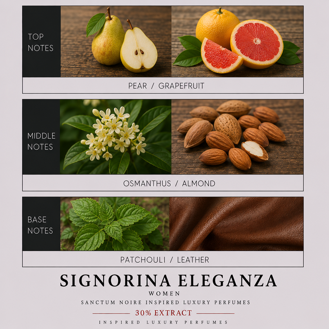 Signorina Eleganza Women Sanctum Noire Inspired Luxury Perfumes