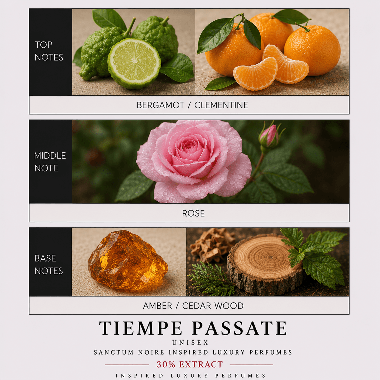Tiempe Passate Unisex Sanctum Noire Inspired Luxury Perfumes
