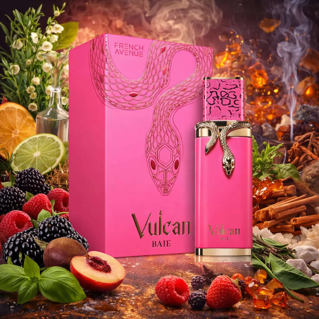 FRENCH AVENUE Vulcan Baie   Women | Citrus • Fruity | Eau de Parfum Bright. Juicy. Unapologetically captivating.