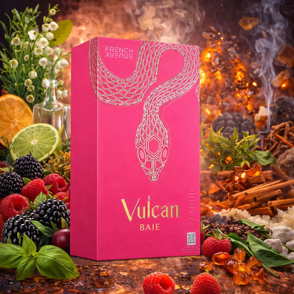 FRENCH AVENUE Vulcan Baie   Women | Citrus • Fruity | Eau de Parfum Bright. Juicy. Unapologetically captivating.